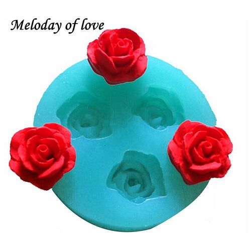 3D Rose flowers chocolate wedding cake decorating tools 3D b