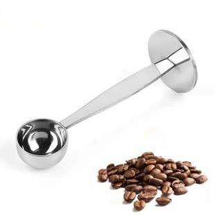2 In 1 Stainless steel Coffee Measuring Spoon Scoop With Sta