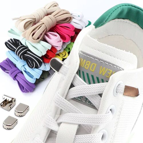 No Tie Elastic Shoe Laces One Size Fits All Adult and Kids S