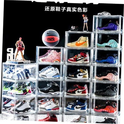 transparent plastic basketball shoes box Shoe storage boxes