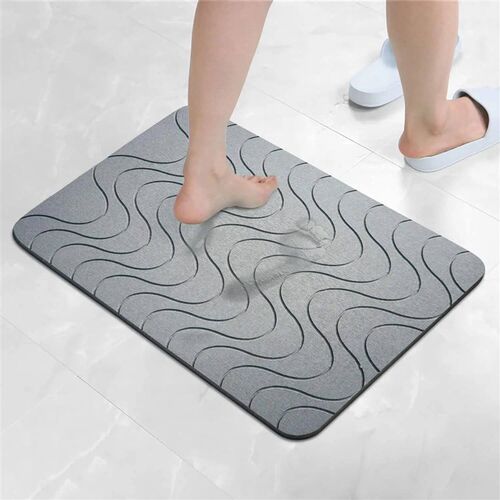 Diatomite Mat Quick Drying Bathroom Mat Absorbent Bath Mat N