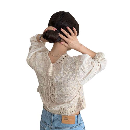 Autumn new style foreign style shirt womens temperament all
