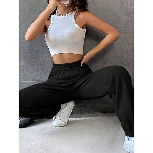 Womens Fashion Pants Casual Loose Sweatpants Drawstring Pan