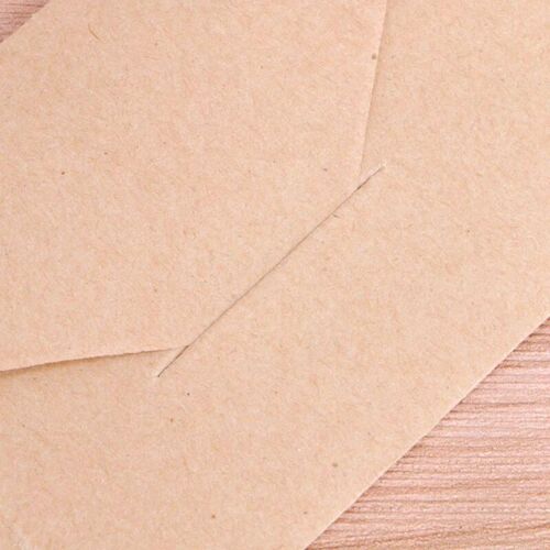 Pak of 50 Kraft Paper Envelopes Set Vintage Gift Envelopes f