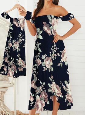 Mother and Daughter Matching Dress 2023 Summer Family Clothe