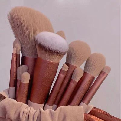 13 PCS Makeup Brushes Set Eye Shadow Foundation Women Cosmet