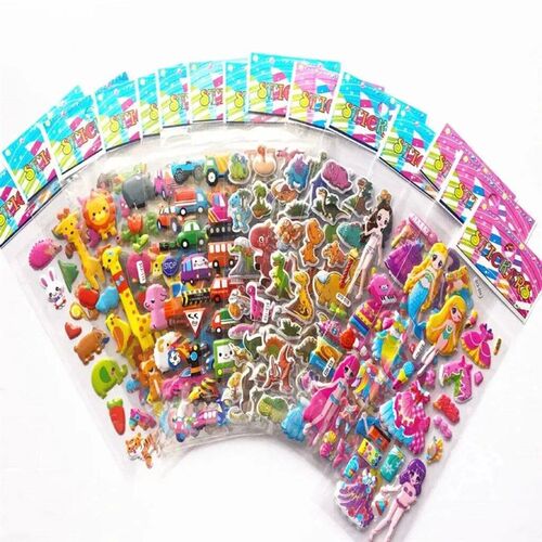 40 Mixed Packs Kids ers Puffy Bulk ers for Girl Boy Birthday