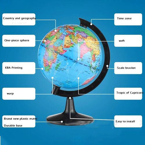 Small World Globe Portable Rotating Globe Suitable for Learn