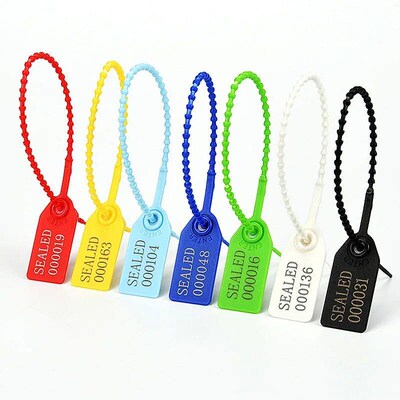 Custom Plastic Security Seal, Numbered Fire Extinguisher Tag