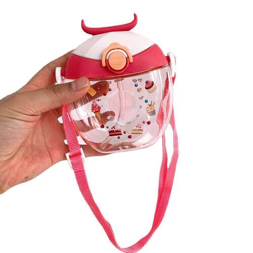 Childrens Donut Plastic Kettle Lift Small Cup Cute Round Ki