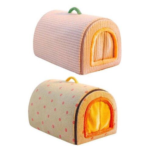 Indoor Pet House Enclosed Warm Bed House Soft Self Warming