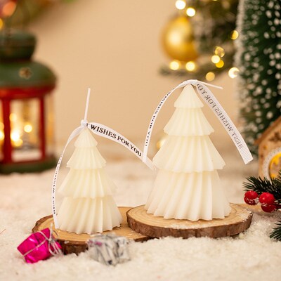 Pine Christmas Tree Aromatherapy Candles gift gifts decor