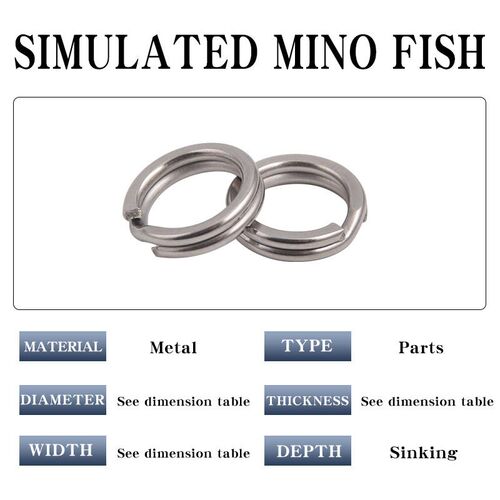 304 stainless steel flattened ring, sub reinforced double-l
