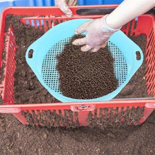 Soil Sieve Multi-use Sifting Pan Mesh Sieves Gardening