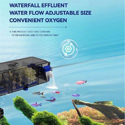 Aquarium Hang On Filter, Fish Tank Waterfall Suspension
