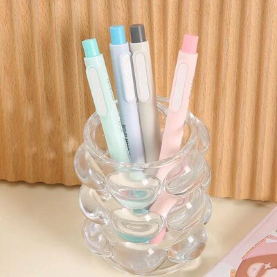 Simple Pen Type Erasers Press Push Penil Eraser Portable Cor