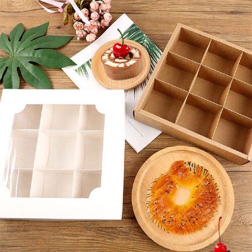 5 Pcs Cake Box and Biscuit Boxes Baked Goods Cookie Bakery