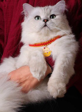 Rabbit Year New Year Pet Woven Neckl Adjustable Cat Dog Coll