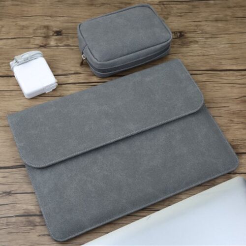 Matte Magnetic Buckle PU Laptop Sleeve Bag适用Macbook Pro Ai