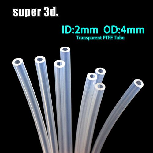 3D Printe Parts 1M/2m PTFE Tube Clear PiPe PFA 2x4mm For V5/