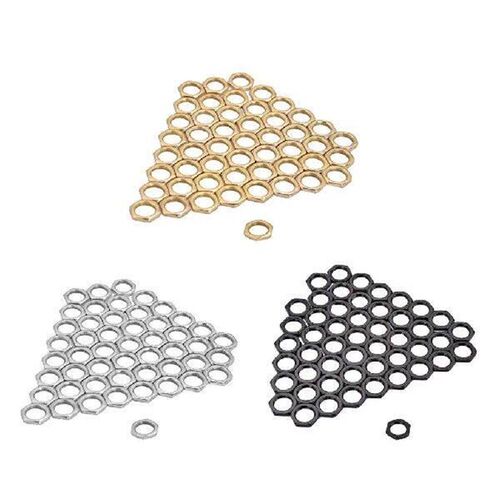 50 Pack Guitar Potentiometer Output Jack Pot Nut Thin Nut