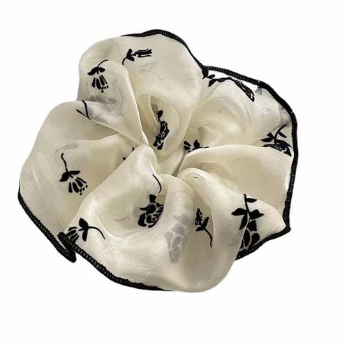 Temperament Ball Head Large Intestine Hair Ring Womens Fash