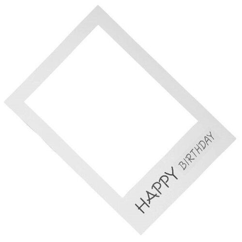 Birthday Prop Cutouts Premium Paper Compact Red Decor Party