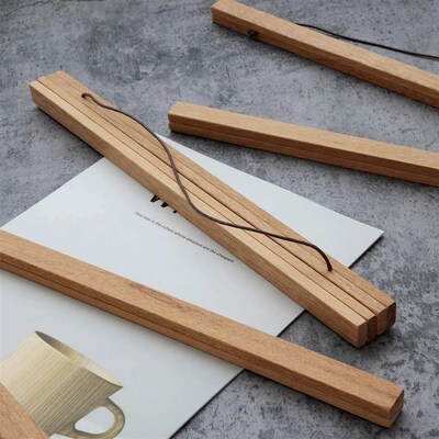 1PC Magnetic Wooden Picture Hanger Frames Poster Photos Wall