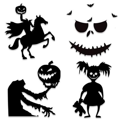 Black Halloween Decoration Skeleton Hand Pumpkin Door er Gho