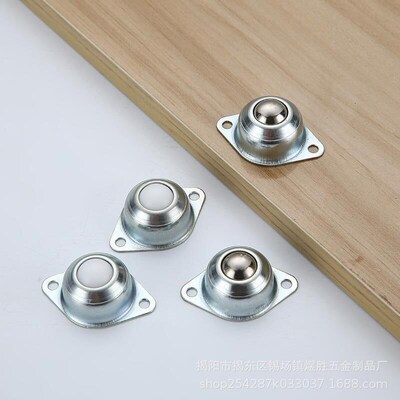 5/10/20pcs Universal Eye Round Wheel Steel Ball Rollers Silv