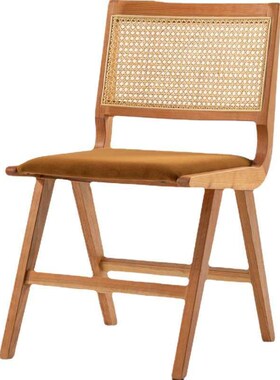Cherry Wood Dining Chair Simple Modern Home Ins Makeup Chair