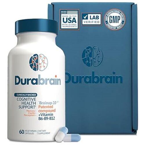 Durabrain Supplement for Memory and Focus. Brain Boost an