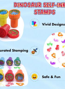 Dinosaur Stamps Party Favor Gifts Classroom Rewards  Goody B