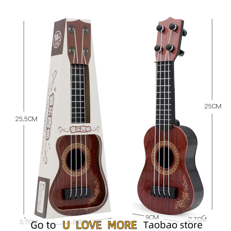Mini Guitar 4 Strings Classical Ukulele Guitar Toy Musical