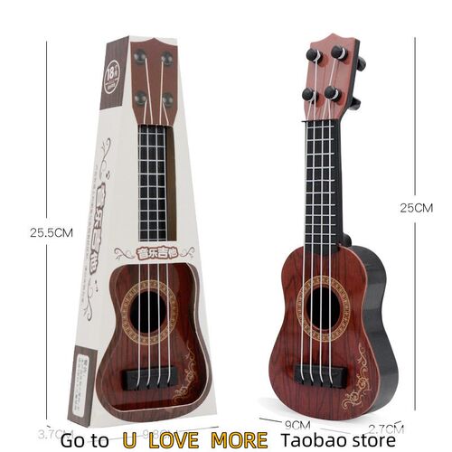 Mini Guitar 4 Strings Classical Ukulele Guitar Toy Musical