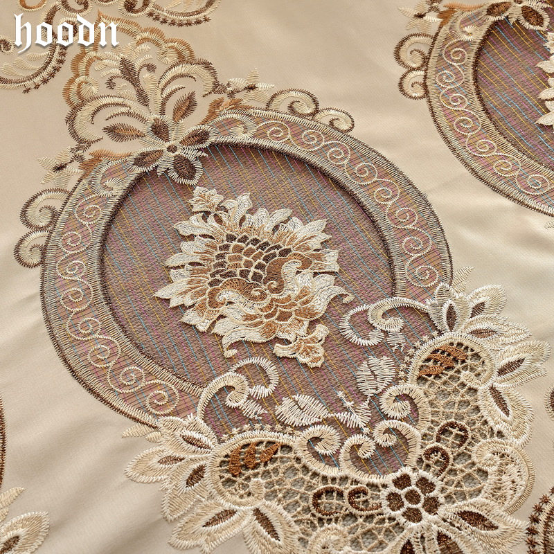 【成品餐】新款欧式绣花窗帘大气客厅卧室窗帘窗纱豪华成品定制,居家布艺,成品窗帘,淘宝优惠券,粉丝福利购,淘宝优惠卷