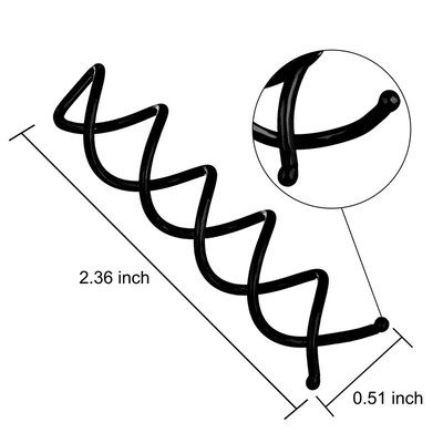 10pcs Women Hair Clip Bobby Pin Comb Spiral Twist  Head Acce