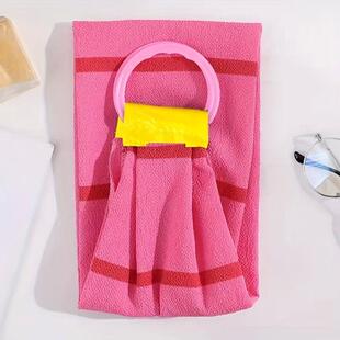 Exfoliating Back Bath Scrub Washcloth Strap Towel With Rope