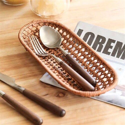 Imitation Wooden Handle Dinnerware Cutlery Set Stainless