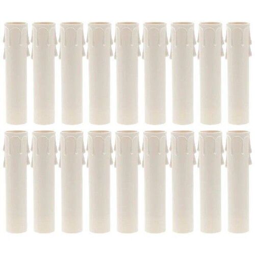 20 Pcs Sleeve Teardrop Plastic Pendant Lights Incandescent