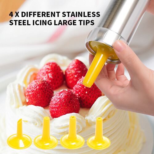 aluminum alloy cookie gun baking tool mold piping nozzle bag