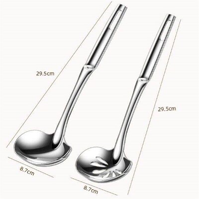 Stainless Steel Soup Spoon Ergonomic Handle Portable
