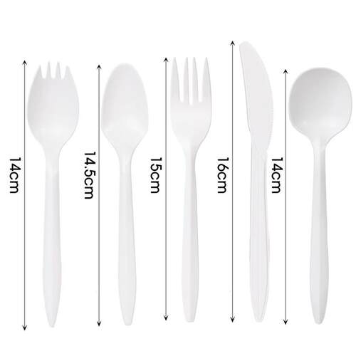 Disposable Cutlery Natural Corn Degradable Fork Spoon Knife