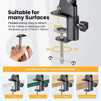 Flexible Arm Tripod For Phone Stand Table Folded Anchor Onli