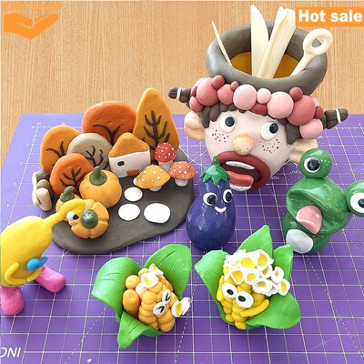 Polymer Clay 50 Colors Modeling Clay for Kids DIY Kits Gift