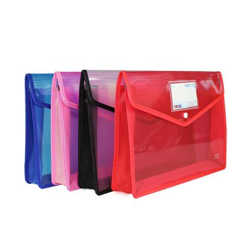 A4 file bag transparent three-dimensional bag waterproof inf