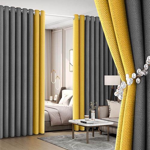 Blackout curtains bedroom modern minimalist style Nordic