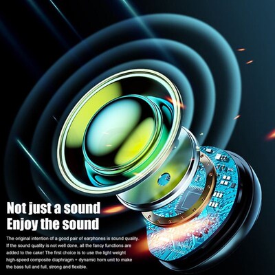 TWS Bluetooth 5.0 Earphones 3500mAh Charging Box Wireless He