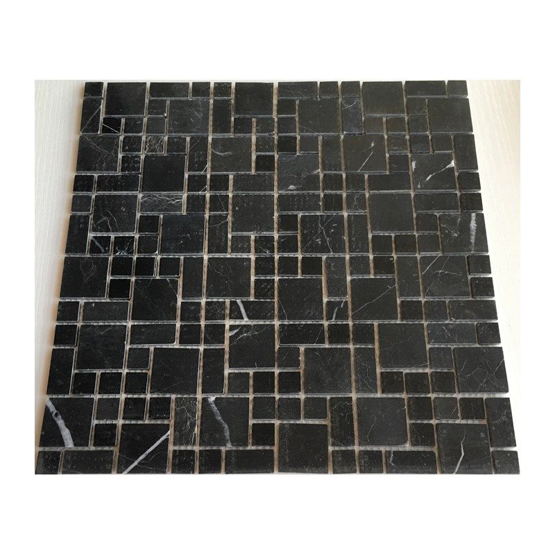 黑色石材马赛克墙贴天然大理石黑白根弧形砖弧形浴室卫生间艺术砖,家装主材,马赛克,淘宝优惠券,粉丝福利购,淘宝优惠卷