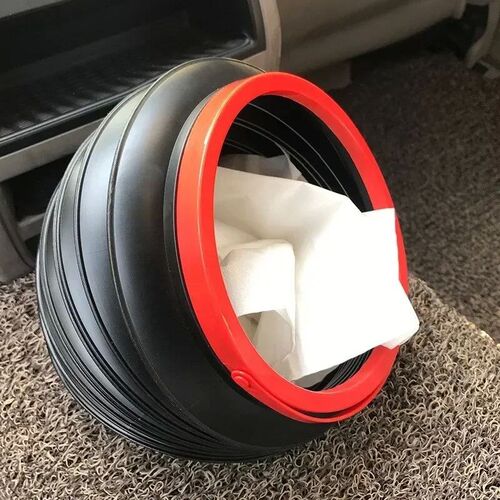 Portable Car Trash Bin Foldable Outdoor Fishing Bucket Trash